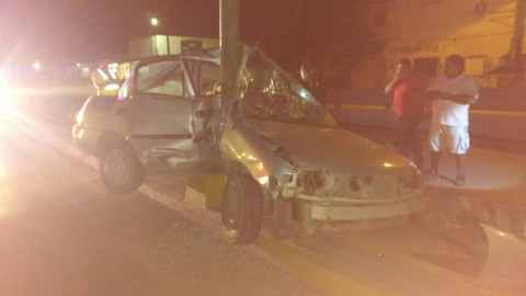 Fallece joven en fuerte choque vehicular en zona Centro