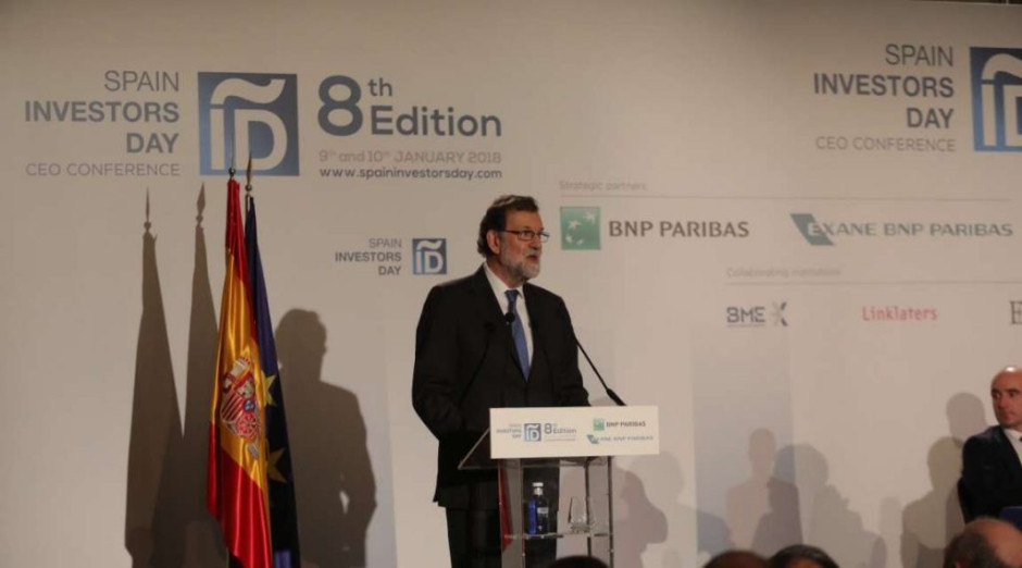Confía Rajoy que economía española crezca 2.5% ciento hasta 2020