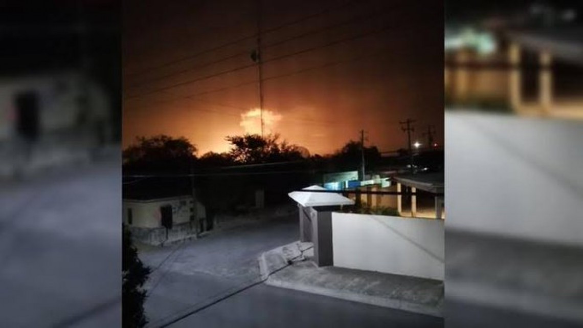 Se registra explosión de un ducto de Pemex en China, Nuevo León
