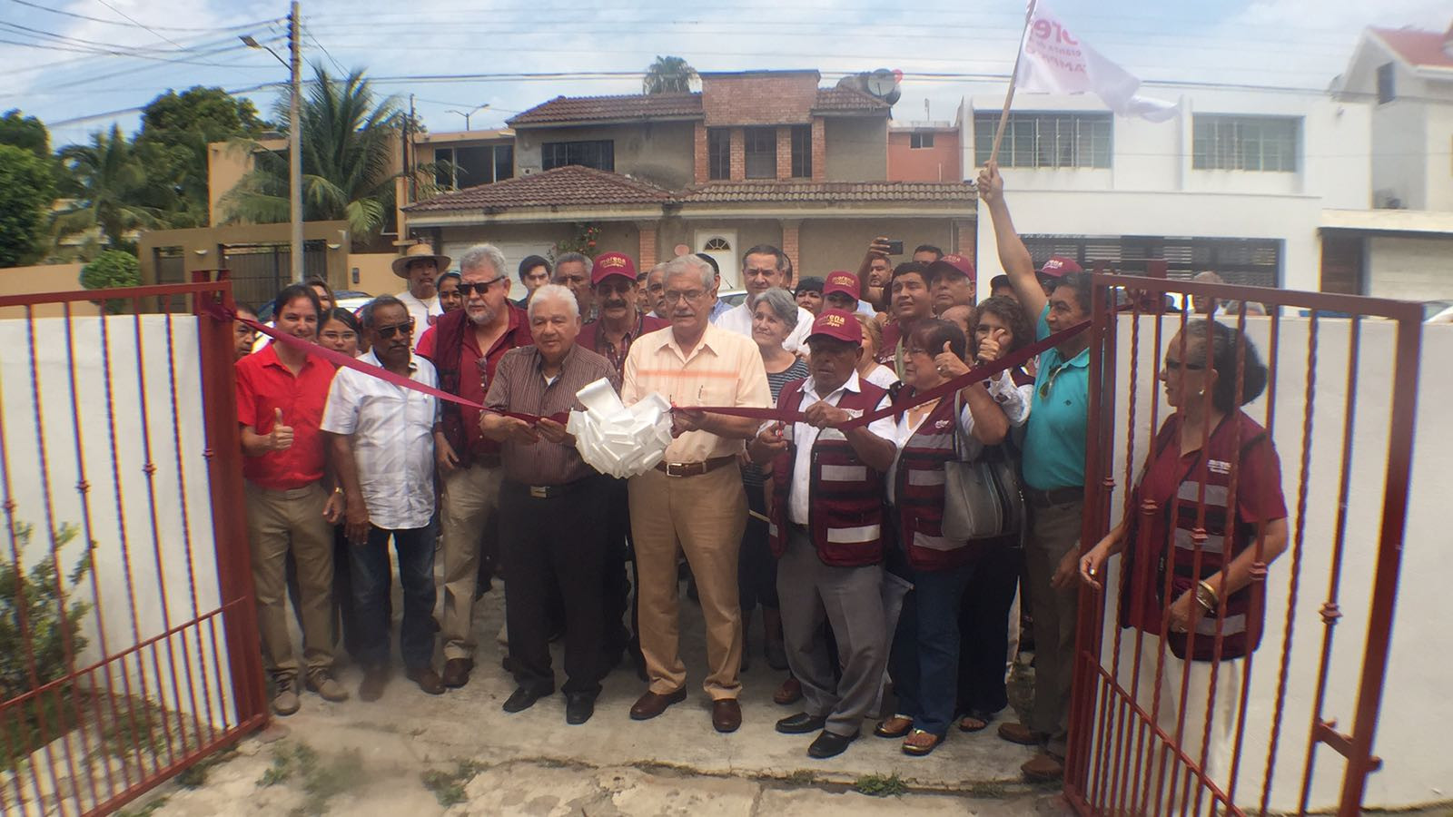 Aperturan oficina de Morena en Madero