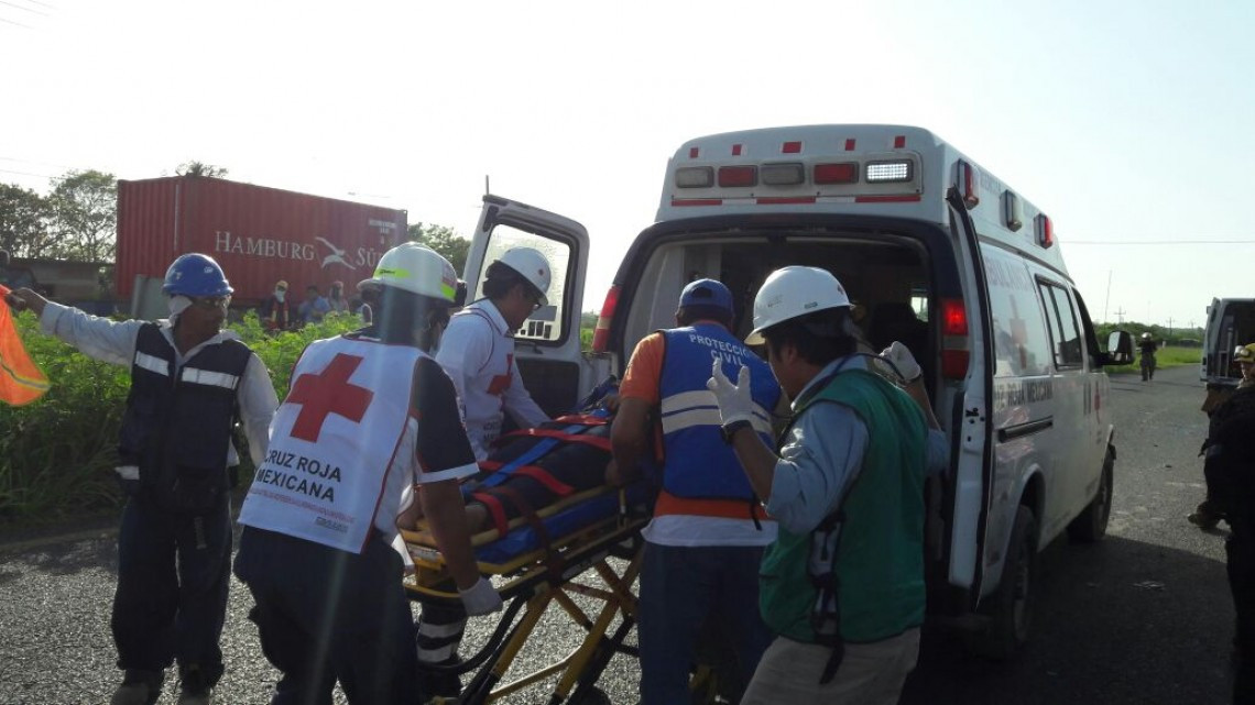 Se registra fuerte choque en la zona industrial de Altamira