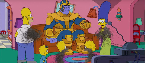 ¡Thanos llega a Los Simpsons!