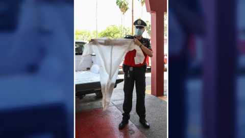 Apoya síndica con equipo especial a Protección Civil