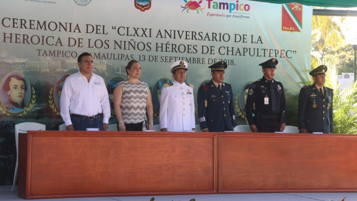 Conmemora 171 aniversario de gesta heroica de los Niños Héroes