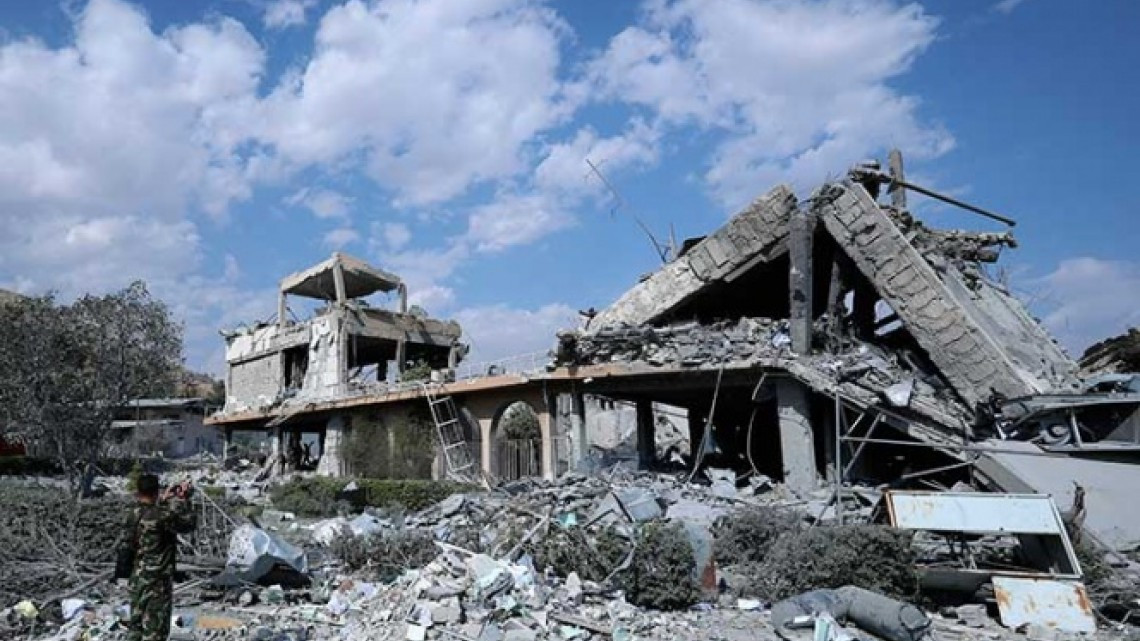 El bombardeo a Siria en Imagenes