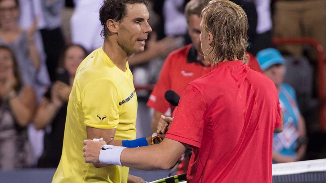 ¡Shapovalov sorprendió y eliminó a Nadal!