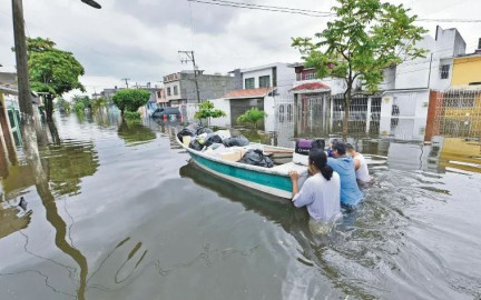 Más de 500 mil afectados tras las inundaciones en Tabasco
