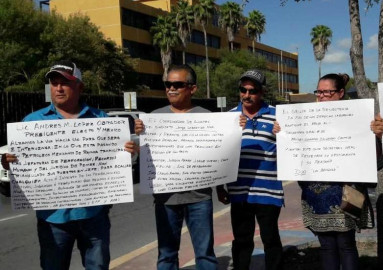 Petroleros reynosenses solicitan el apoyo de López Obrador