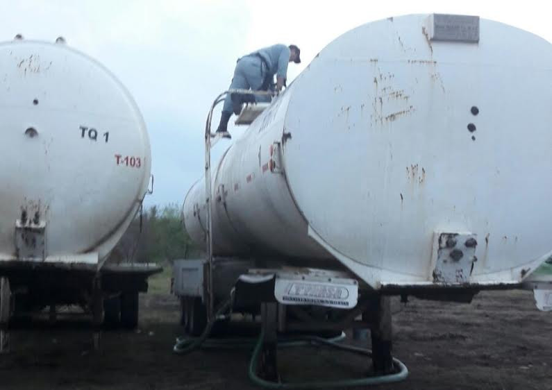 Policía Estatal asegura combustible ilegal