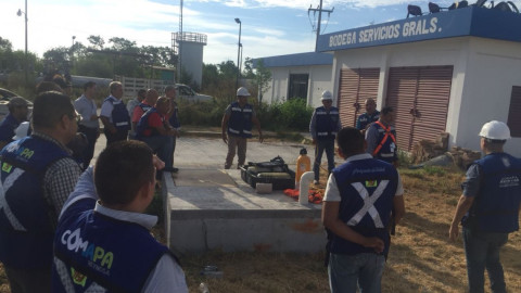 Capacitan contra accidentes a trabajadores de Cárcamo 30