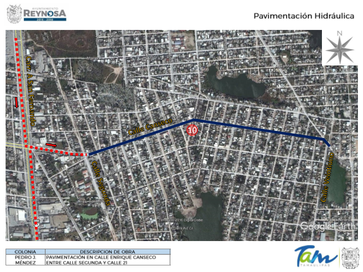 Programa de obras beneficia con pavimentación hidráulica