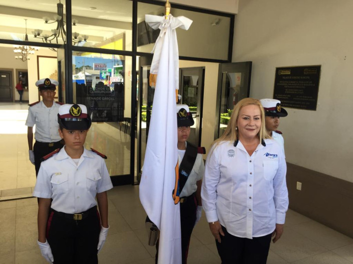 Todo listo para la celebración del grito de Independencia en Altamira.