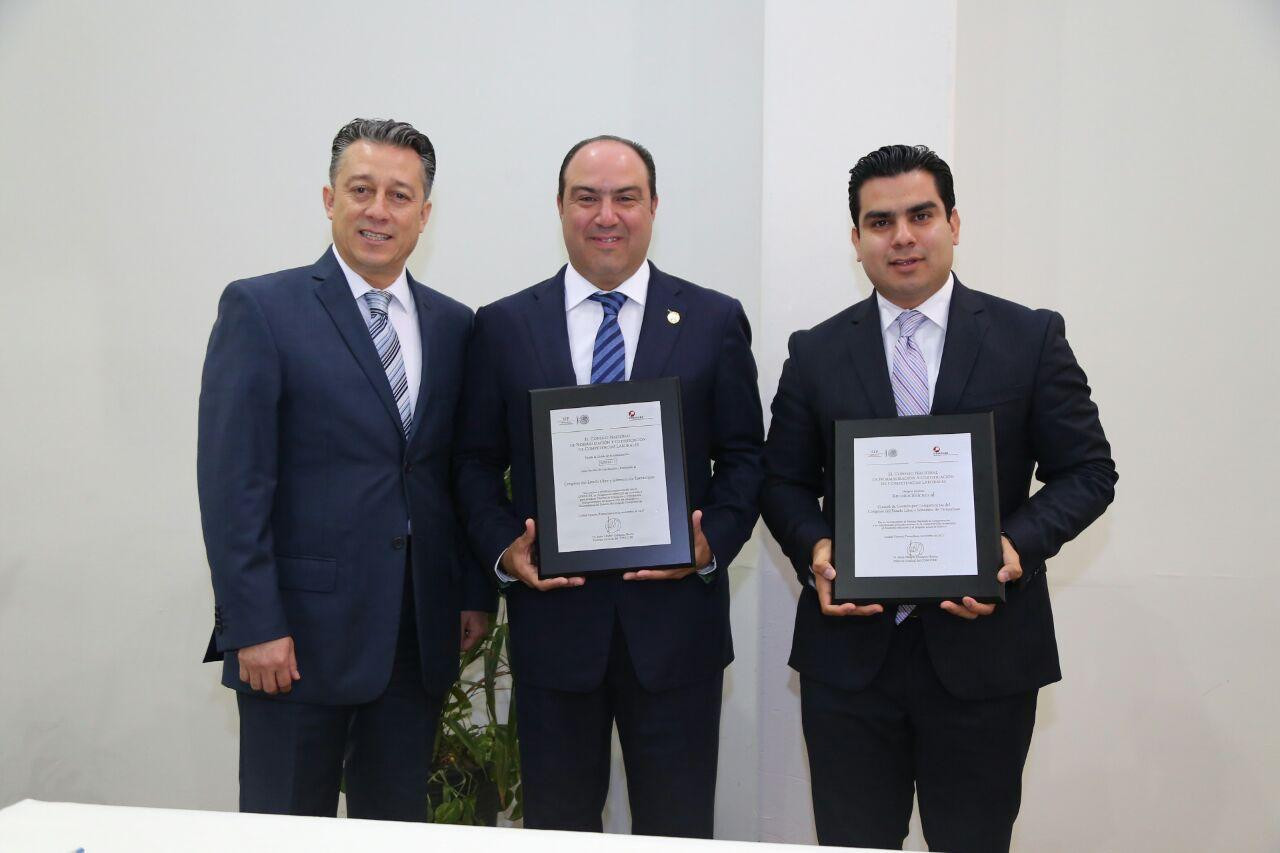 Recibe Congreso de Tamaulipas certificación Conocer