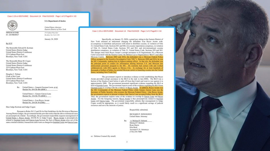 Fiscalía estadounidense liga a Genaro García Luna con los Beltrán Leyva