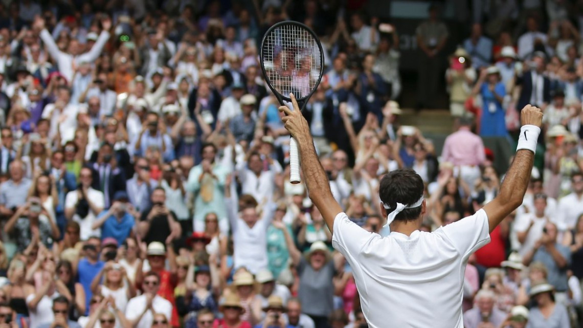 Por octava vez, Federer logra coronarse en Wimbledon