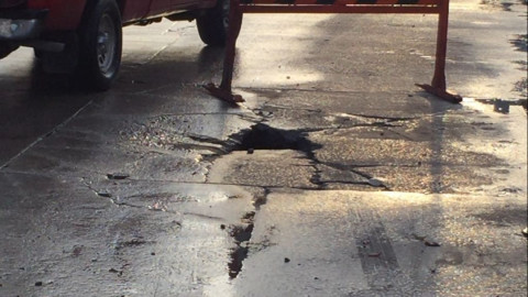 Buscan solucionar problema de socavones en diferentes puntos