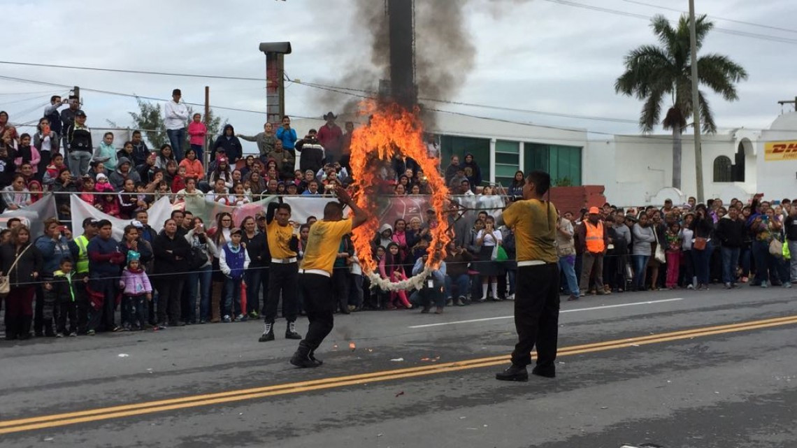 Conmemoran 39 contingentes Aniversario de la Revolución