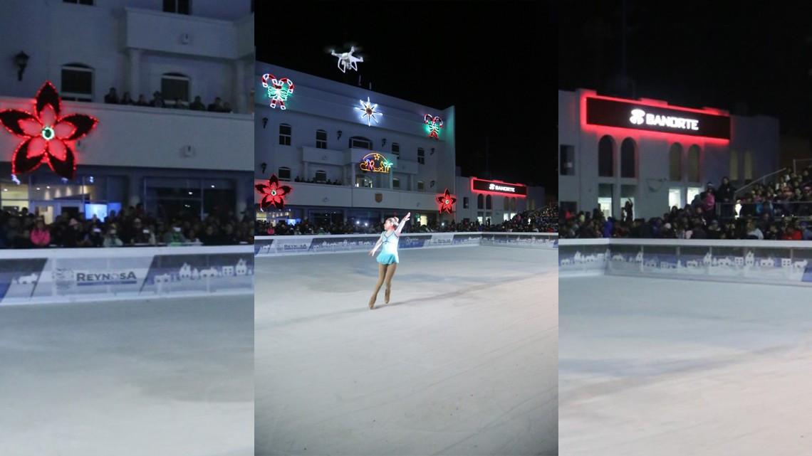 Niños encienden junto con alcaldesa Pino Navideño