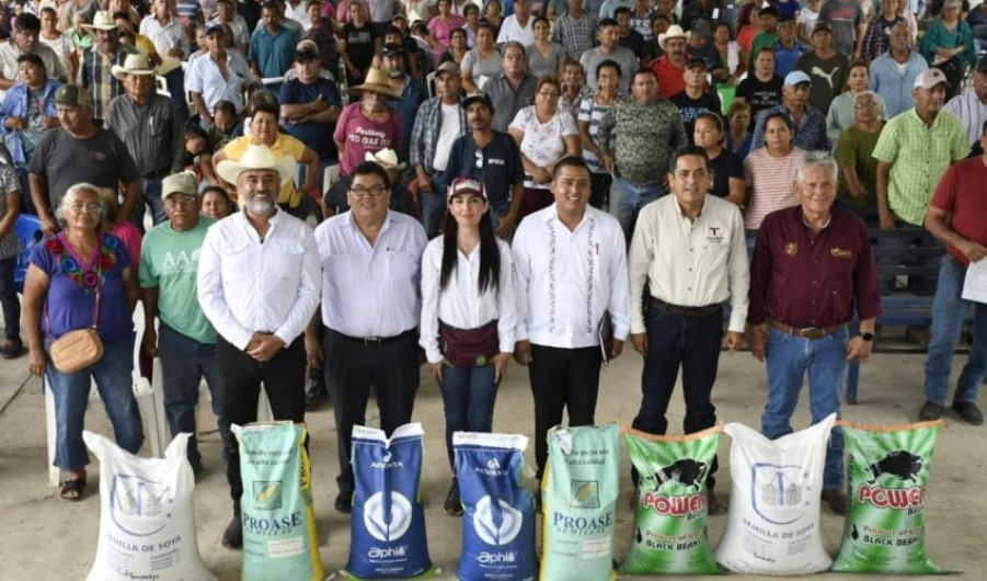 Refuerza Gobierno de Tamaulipas  apoyo al campo con entrega de semillas de alta calidad