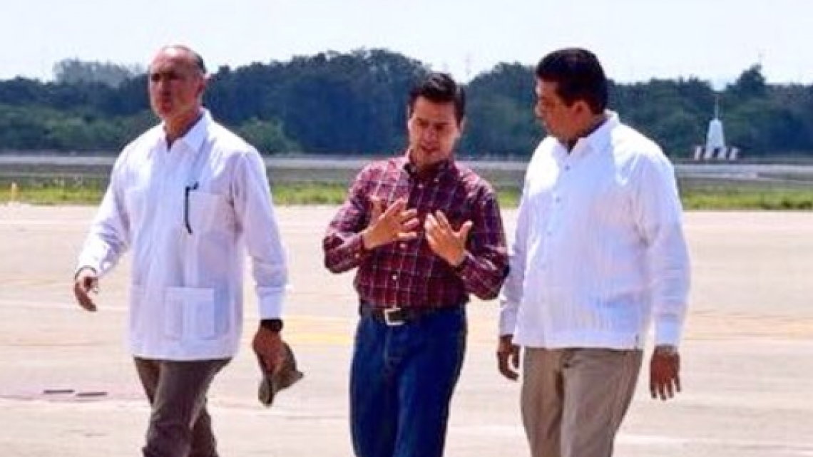 EPN hace escala técnica en Tampico y se dirige a Tamuín