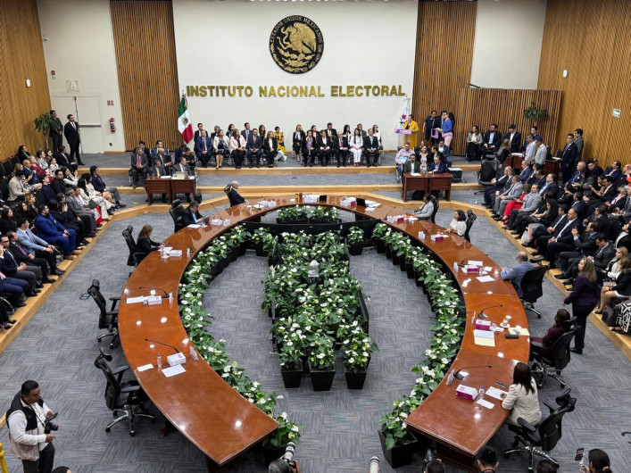 Declara INE validez de la elección de magistraturas del Tribunal de Disciplina Judicial, Sala Superior y Salas Regionales del TEPJF 