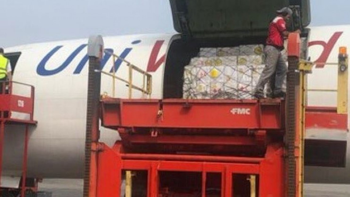 Llega primer cargamento de ayuda humanitaria a Venezuela