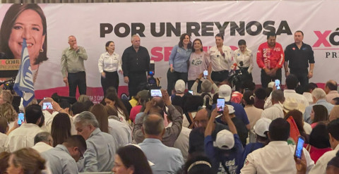 Se compromete Xóchitl a resolver inseguridad en Reynosa