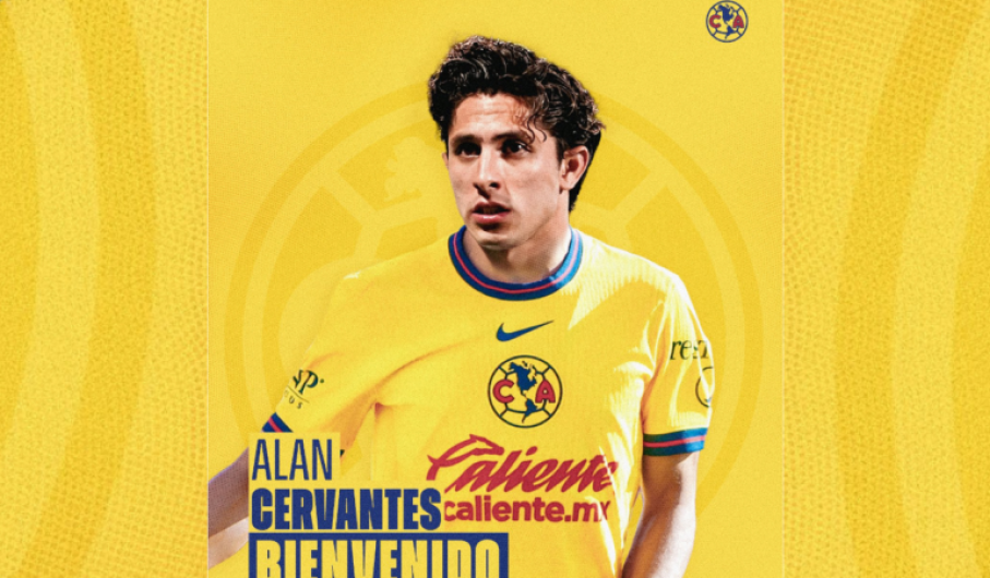 América anuncia a Alan Cervantes como su nuevo refuerzo 