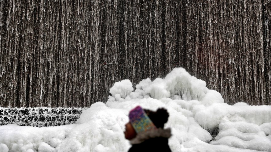 Heladas en EU y Canadá en imágenes