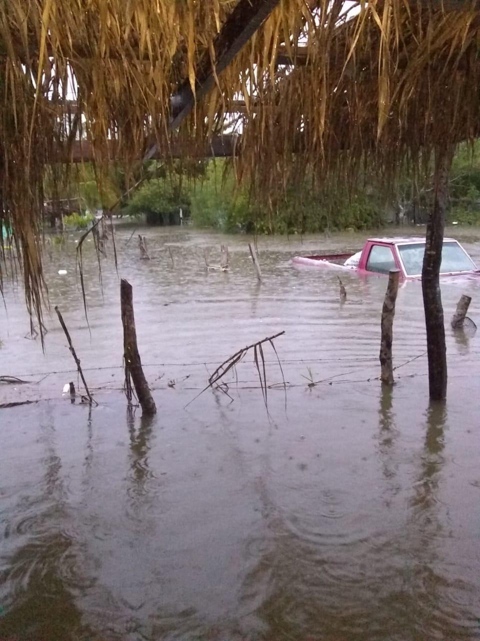 Lluvias incomunican a Aldama
