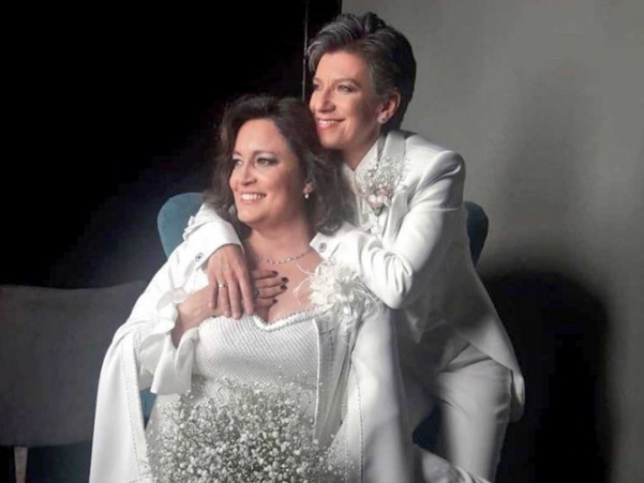 Alcaldesa electa de Bogotá se casa con su novia en ceremonia privada