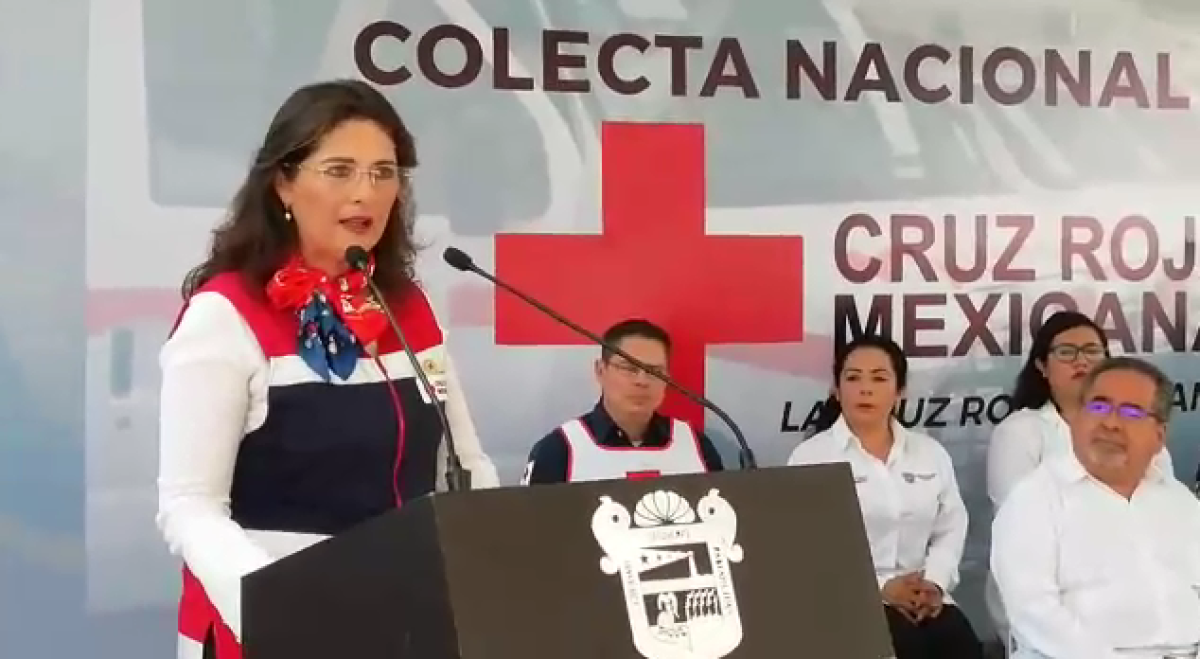 Arranca Cruz Roja colecta nacional, alcalde dona 20 mil pesos