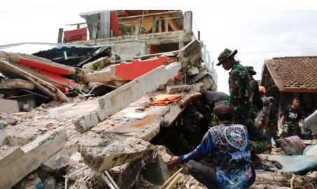 Sube a 268 la cifra de muertos por el sismo en Indonesia