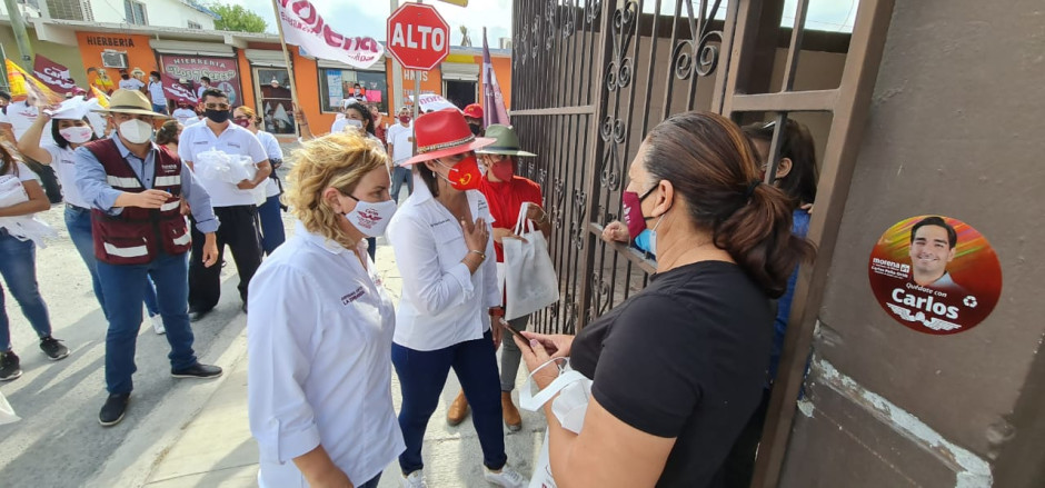 Muestran en Fuentes Lomas y SNTE, apoyo a Olga Juliana