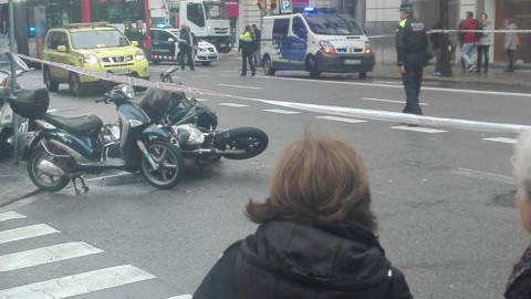 Automóvil arrolla a varios transeúntes en Barcelona