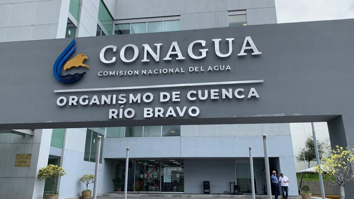 Integrantes del Distrito Riego de Río Bravo se manifiestan en oficinas de Conagua 