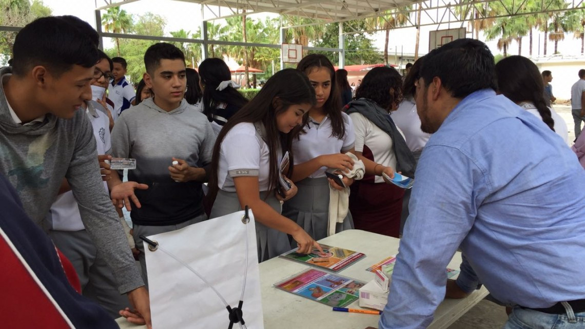 Celebran la semana del bienestar en el CBTis 135 