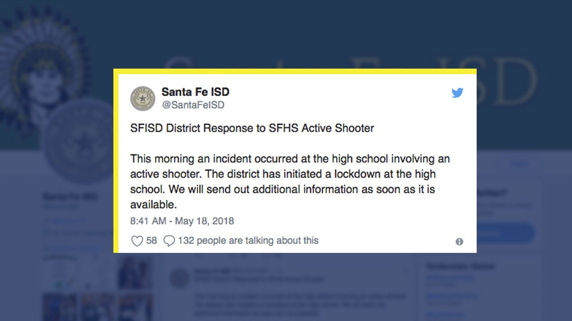 Se registra tiroteo en la escuela Santa Fe de Texas; hay un detenido 