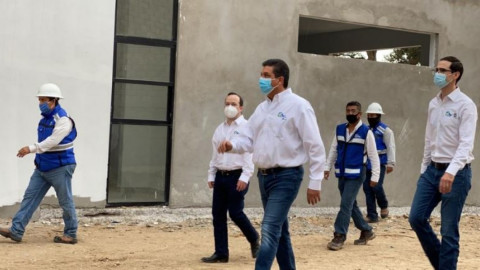 Supervisa gobernador de Tamaulipas construcción del Complejo de SP