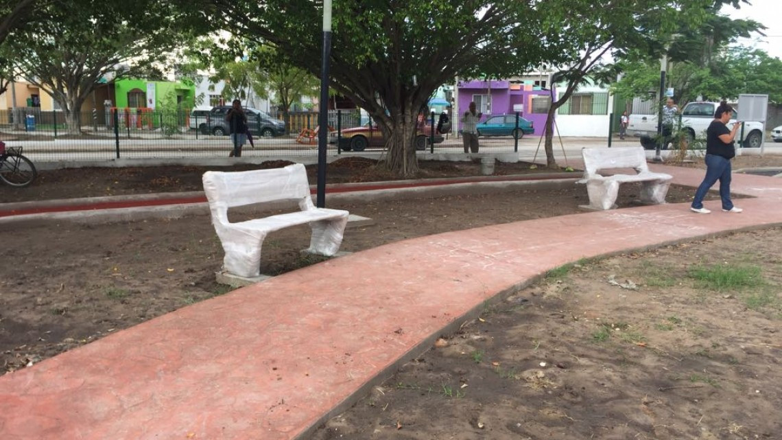 Se mejoran áreas de esparcimiento para fortalecer el tejido social.