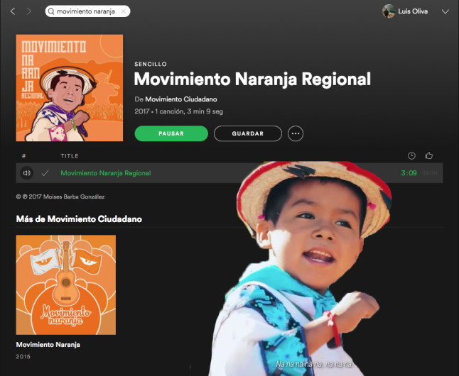 ¡Movimiento Naranja ya llegó a Spotify!