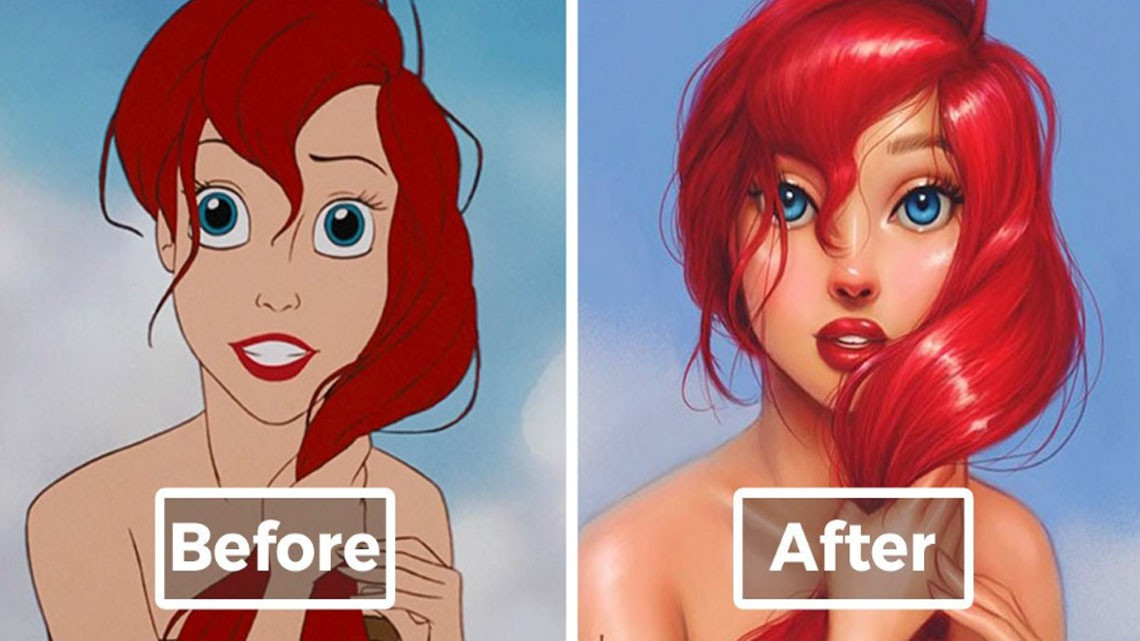 Ella se encargo de darle vida a las princesas