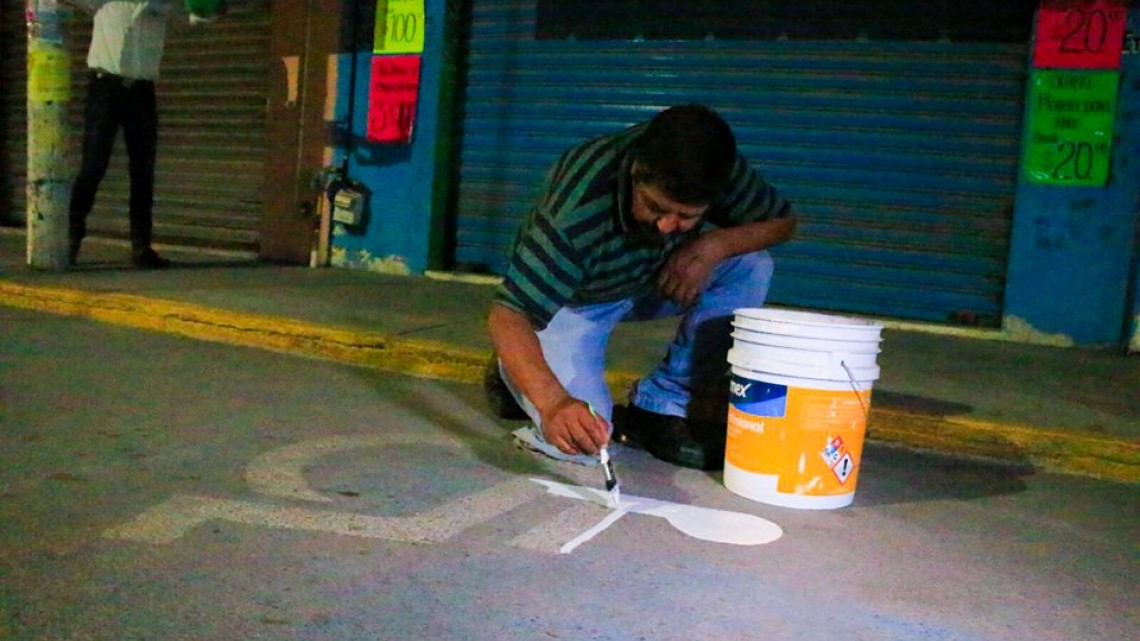 Realizan "Jornada de mejoramiento de imagen urbana"