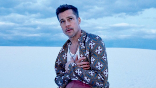 Brad Pitt en su primera sesión fotográfica después de su divorcio