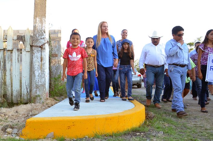 Inauguran en Altamira trabajos comprendidos en el plan municipal de Obras Públicas