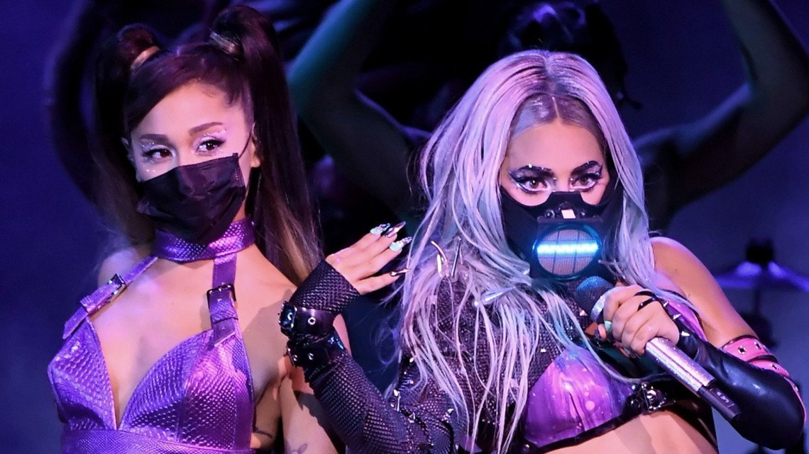 Lady Gaga se lleva la noche de los VMA ¡con todo y cubrebocas!