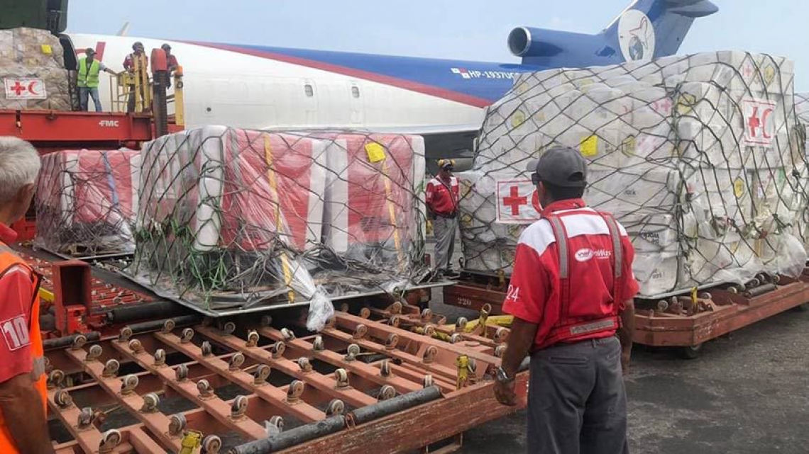 Llega primer cargamento de ayuda humanitaria a Venezuela