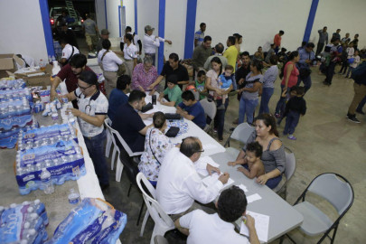 Atienden Gobierno del Estado y Dif Tamaulipas a migrantes en frontera norte