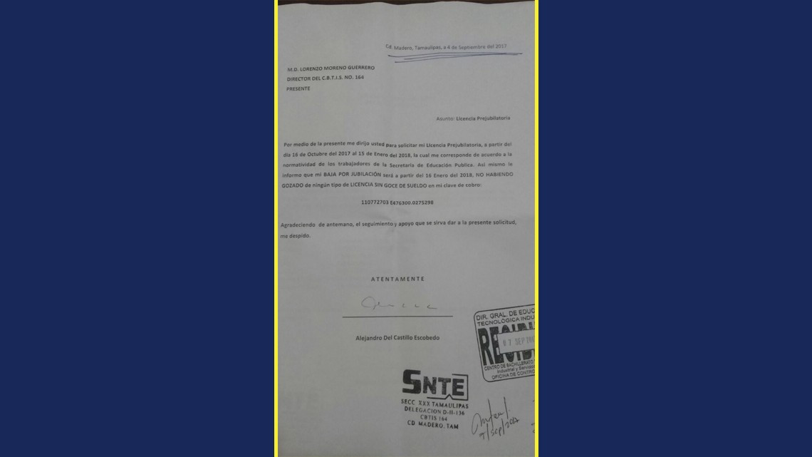 Maestro de matemáticas se pone en huelga de hambre para exigir jubilación