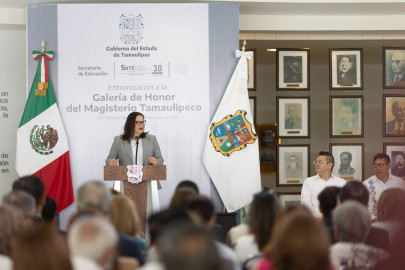 Destacada maestra de preescolar ingresa a la Galería de Honor del Magisterio Tamaulipeco